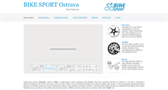 Desktop Screenshot of bikesportostrava.cz